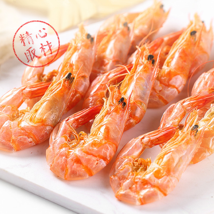 烤虾干即食大号特大特级干虾温州特产海鲜干货孕妇零食九节虾500g