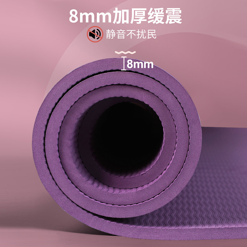 瑜伽垫界的黑科技，防滑减震静音加厚跳绳垫，室内运动新宠！