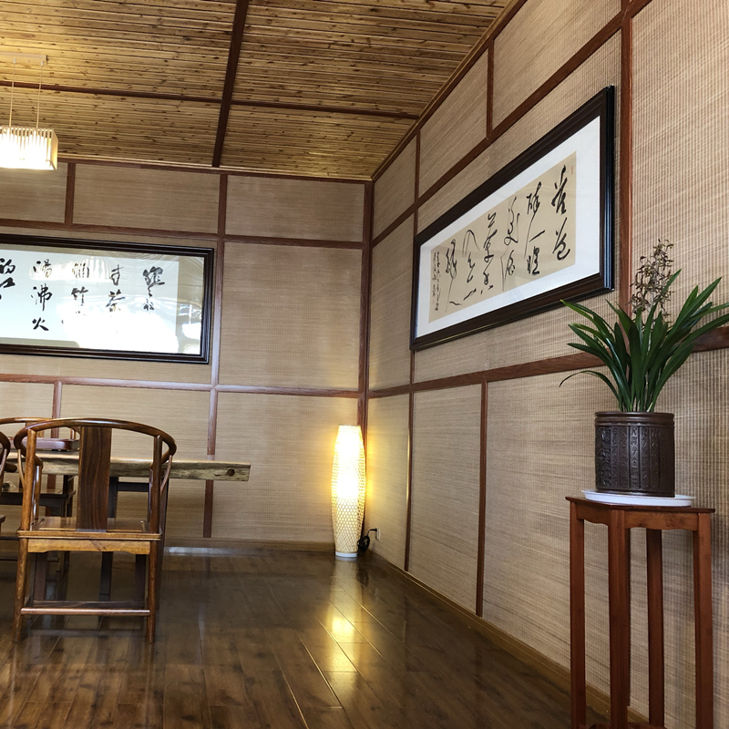 民宿必备！仿麻竹编吊顶，打造日式禅意空间