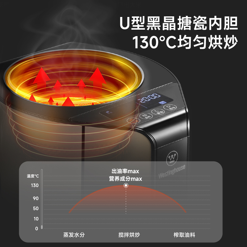 西屋WOP-KP0202榨油机：开启家庭自制食用油的新篇章！