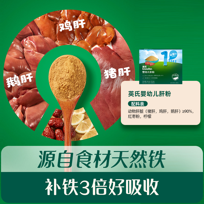 英氏婴幼儿猪肝粉：宝宝辅食新宠，补铁补血好帮手