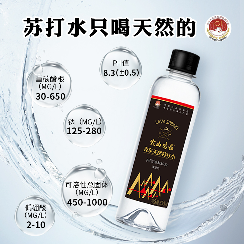 火山鸣泉天然苏打水：开启你的健康饮水新纪元！