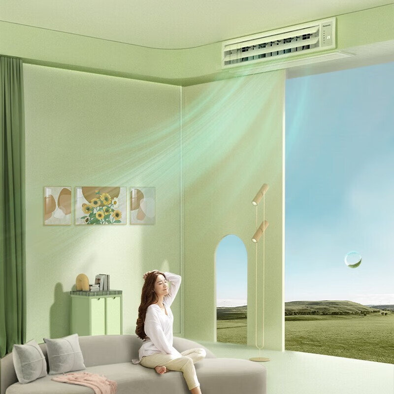 Panasonic松下中央空调2.5P一拖一变频冷暖风管机-CS-E23D0AR2BD：家居舒适新体验，你值得拥有！❄️