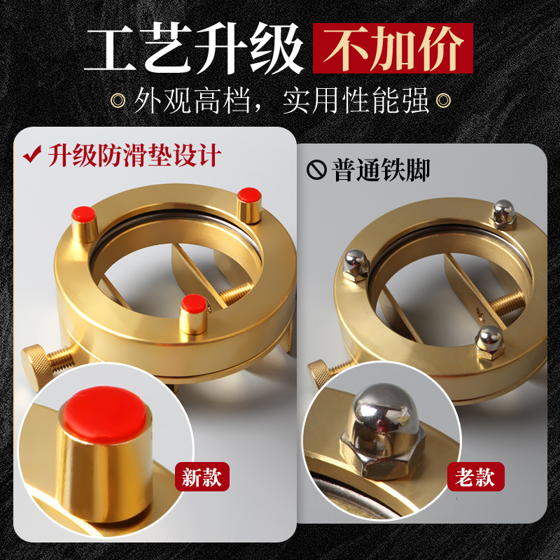 篆刻铜印床360度旋转金属黄铜夹具印章工具：篆刻新手的必备神器，轻松驾驭印章艺术！