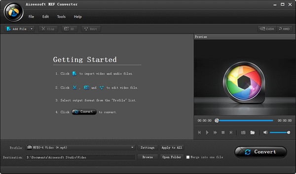 mxf格式转换器(Aiseesoft MXF Converter)7.1.58 免费版