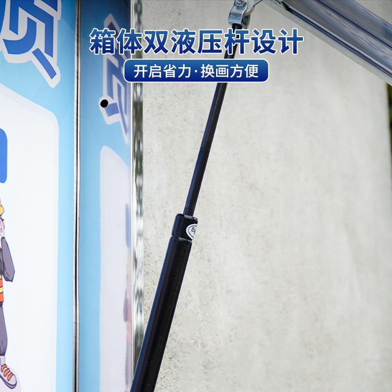 定制户外不锈钢宣传栏：企业公告栏与幼儿园告示栏的完美融合
