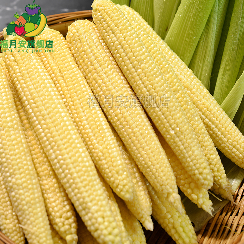新鲜现摘迷你玉米笋，让你的餐桌瞬间升级！✨