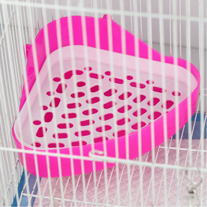 松鼠飞鼠土拨鼠蜜袋鼯兔子花枝鼠小宠用品大揭秘：三角厕所尿盆便盆定点训练全攻略！