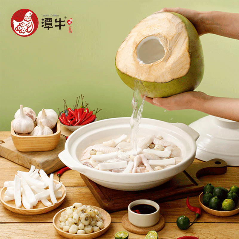 潭牛海南文昌鸡：正宗海南风味，让你在家也能享受椰子鸡盛宴！