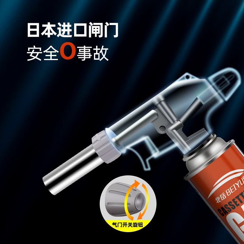 手持喷火器枪：猛火不锈钢焊枪，家庭必备高温熔金神器