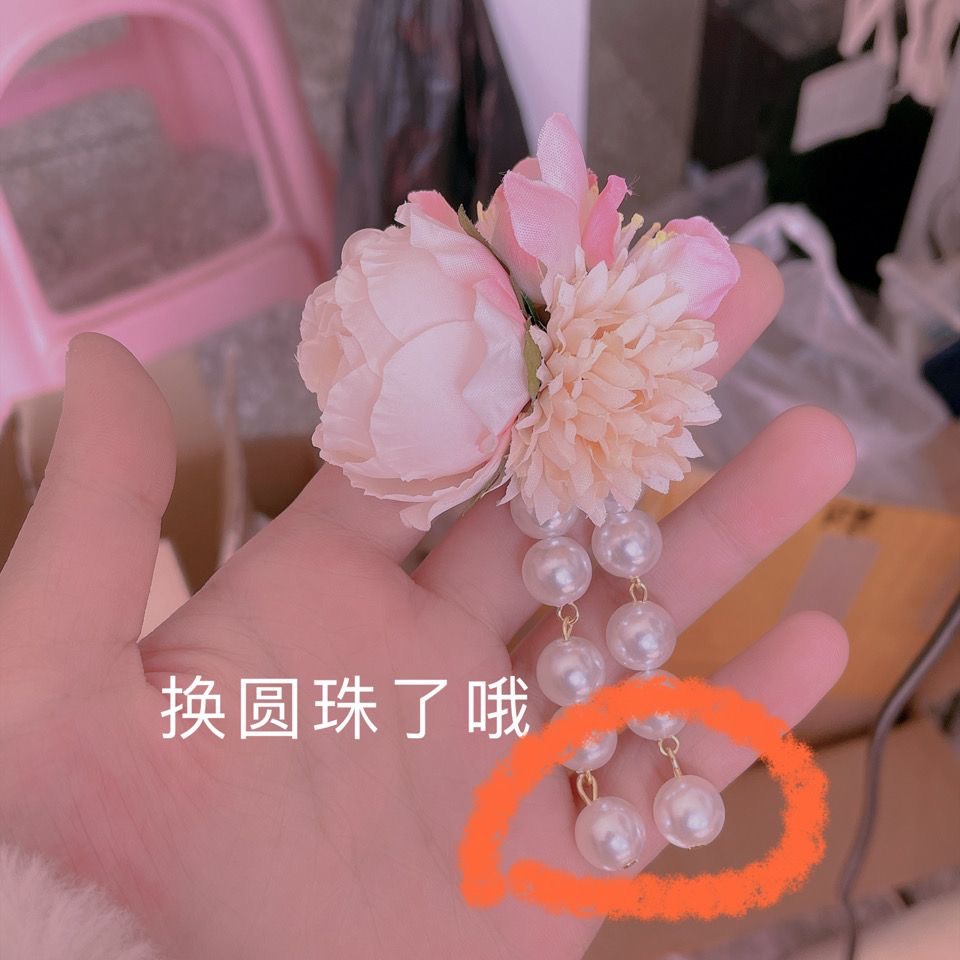 古风之美，汉服绢花磁铁吸扣，不伤衣物的完美搭配！