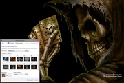 Scary Dark Skulls Windows 7 Theme1.00