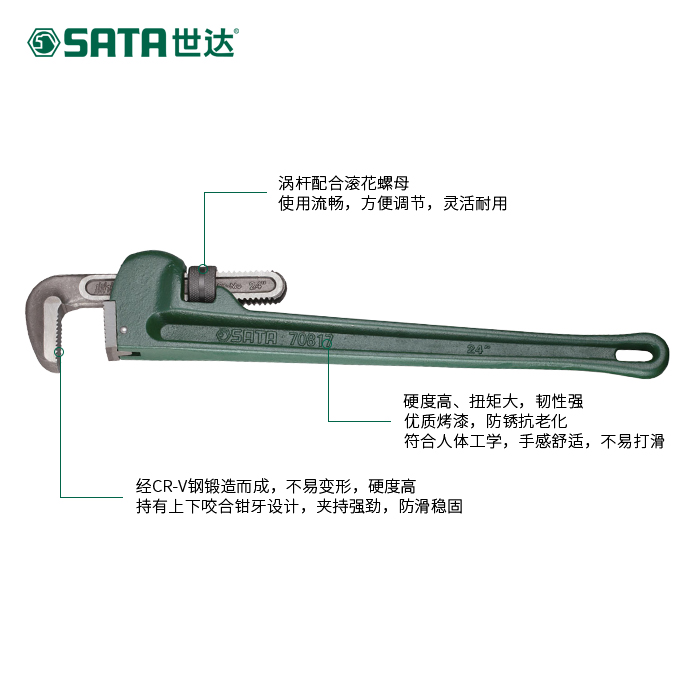 世达管钳子：家庭水管维修必备神器，轻松搞定水管难题！️