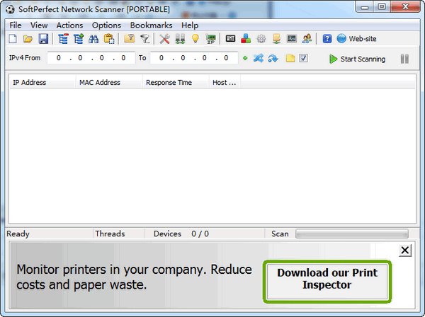 局域网IP扫描工具(SoftPerfect Network Scanner)V7.0.1官方版