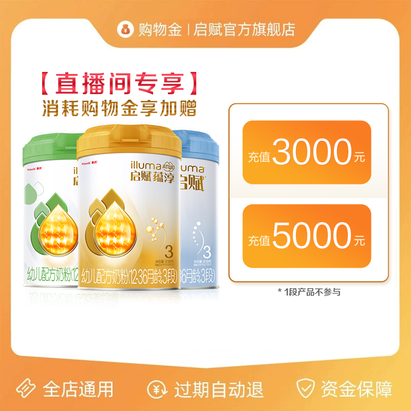 【直播下单专享】充值消耗购物金享限量礼赠，你真的错过不起！