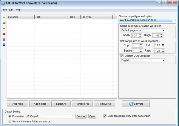 GIF中提取文字(Ailt GIF to Word Converter)6.5 官方版