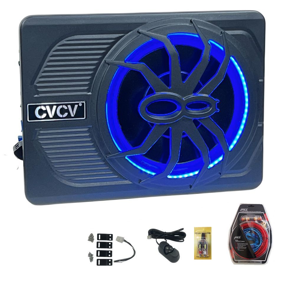 8寸10寸有源12V24V超薄蓝牙大功率车载座椅低音炮音响喇叭改装升级，听觉盛宴就在你脚下！