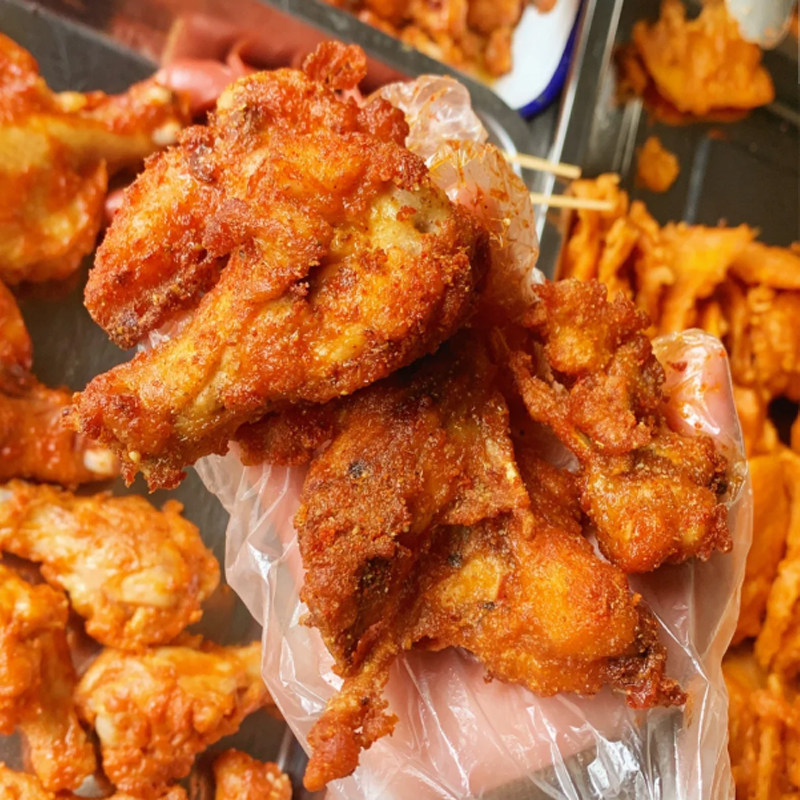 奥尔良味脆香连心脆5斤商用鸡锁骨冷冻半成品油炸小吃炸Q鸡架骨架：解锁美食新玩法，让味蕾嗨起来！