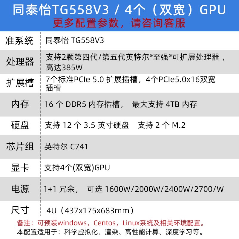TG558V3 AI服务器：开启未来计算新纪元