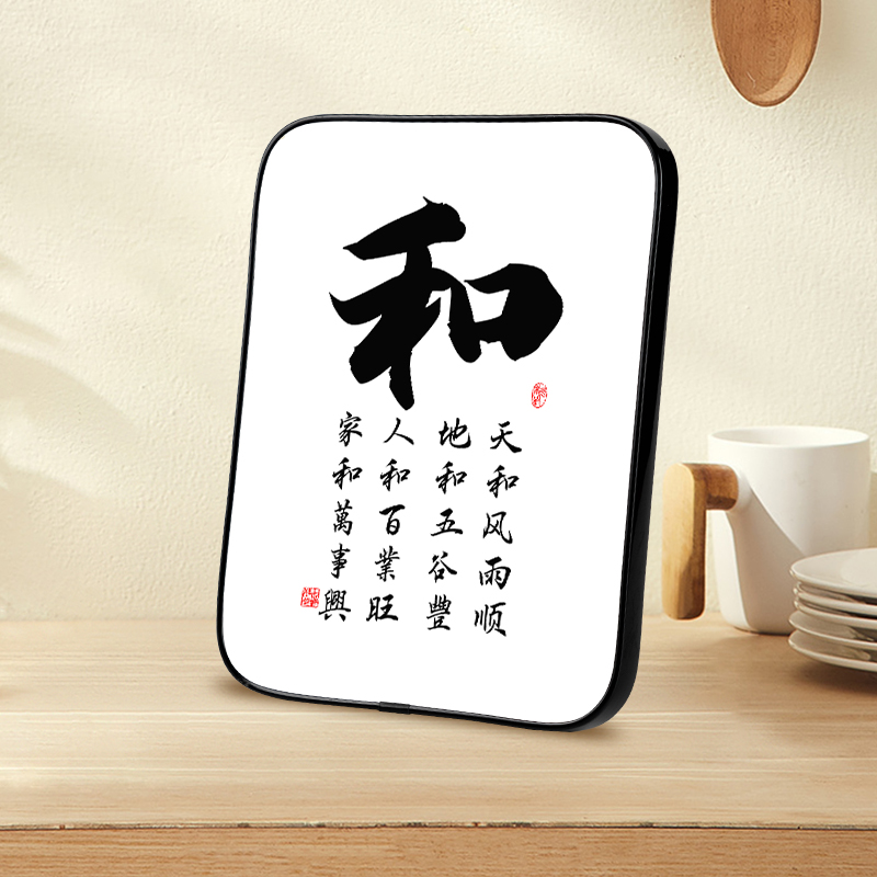原创手绘油画：南法地中海小镇，现代玄关客厅风景装饰画桌面摆台画，点亮家居艺术氛围！✨