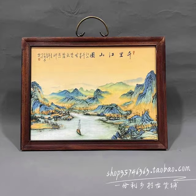 景德镇原创瓷板画：高温颜色釉的艺术魅力，装饰画的美学革命！