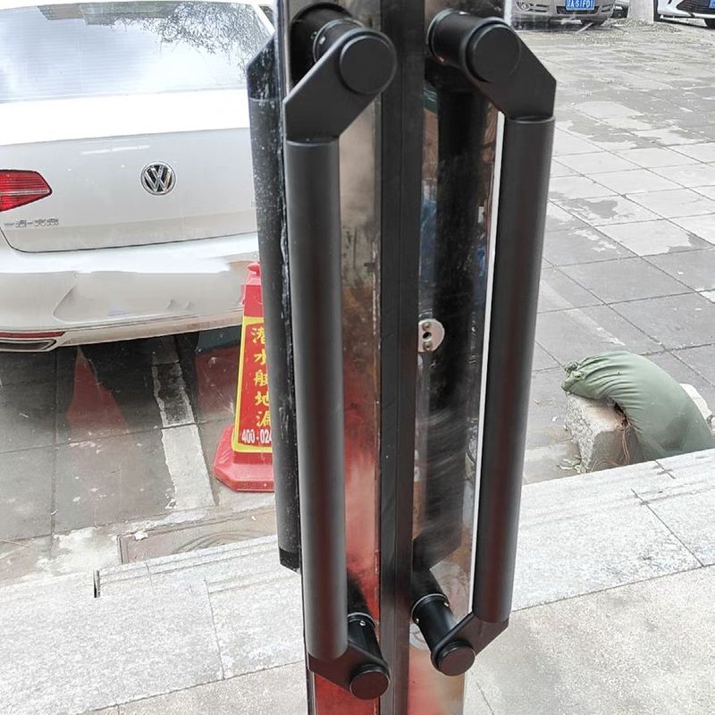 定制高端酒店极简玻璃门拉手：有框无框推拉门把手，中式雕刻门把手，奢华与简约的完美融合！