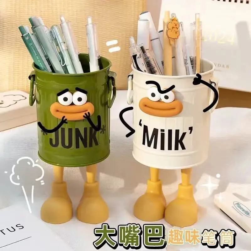 手机支架笔筒摆件：办公室桌面上的可爱创意实用收纳神器✨
