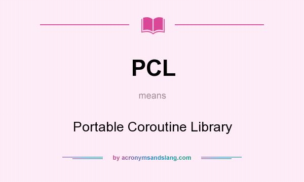 Portable Coroutine Library1.10