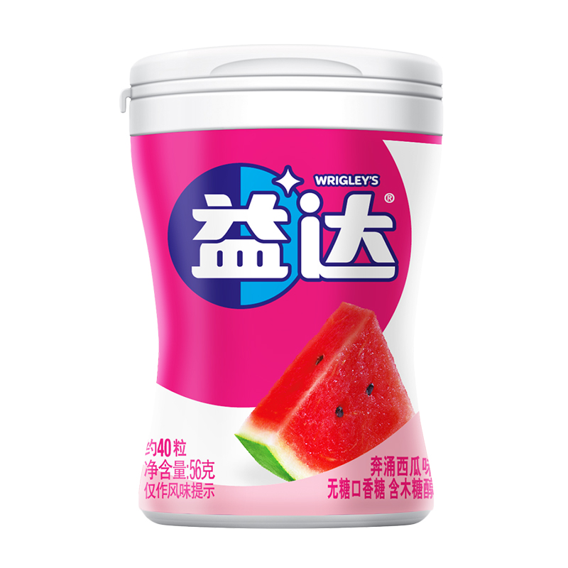 益达无糖口香糖：40粒草本精华，6瓶清新果糖，解锁口气清新的新境界！