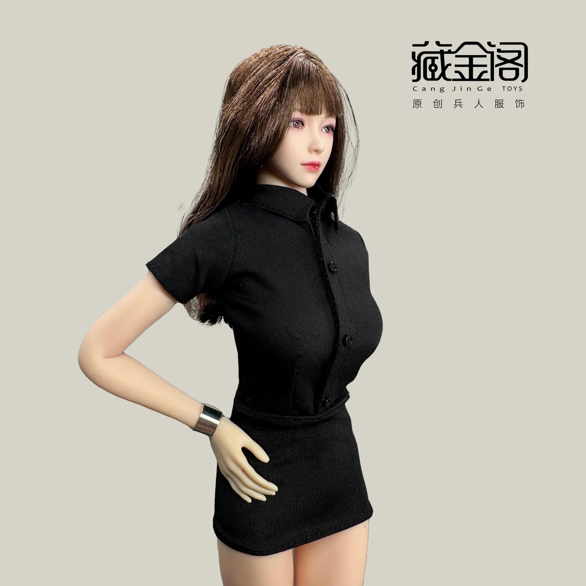 1/6女兵人偶JK制服太绝了！学院风穿搭神器，出片率100%