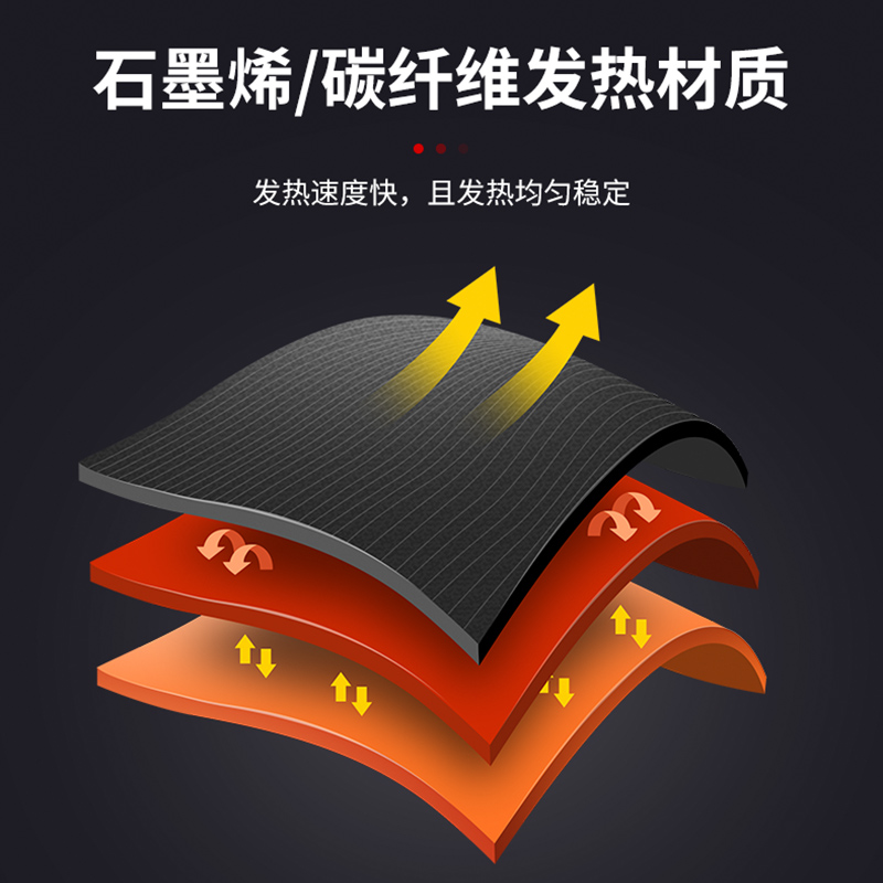 发热围巾：石墨烯黑科技，冬日温暖神器，三档控温，暖到心坎里