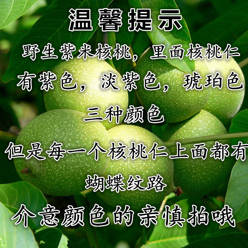 2024年新货包邮云南大理尖嘴娘亲紫米柴火烤干中小果型孕妇干核桃，尝鲜必备！