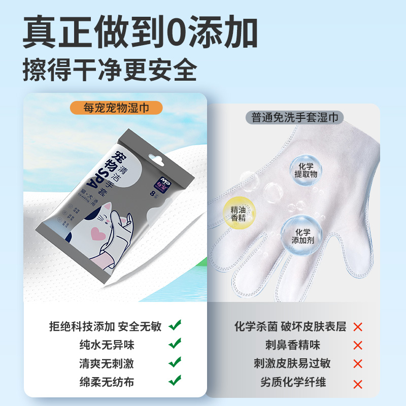 洗澡神器大揭秘：幼猫狗通用除菌除臭干洗清洁免洗手套，宠物护理新革命！