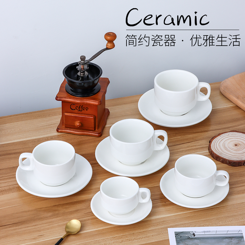 厂家直销欧式陶瓷咖啡杯糖果色简约套装，让每一口都是甜蜜享受✨