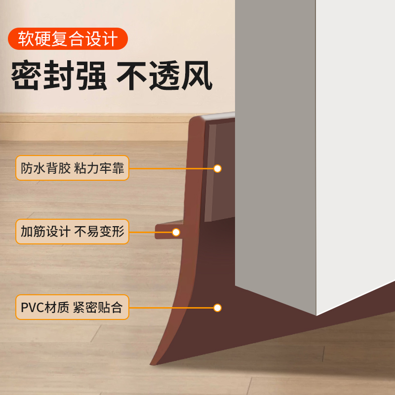 门口挡板门缝门底防鼠板防盗门隔音防风入户大门缝隙挡鼠创意门挡，守护家的安全与宁静！️