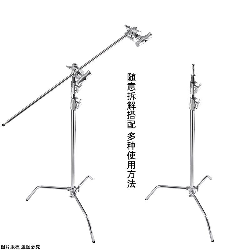 艺峰重型万向轮伸缩三脚架：承重王者，稳如泰山！