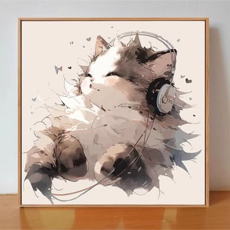 5D DIY钻石画：猫咪马赛克，让你的家瞬间萌化！✨