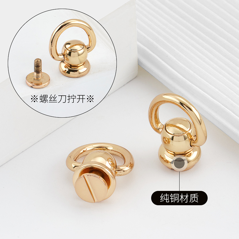 锌合金和尚头奶嘴钉DIY包包改造神器，解锁你的创意新世界！