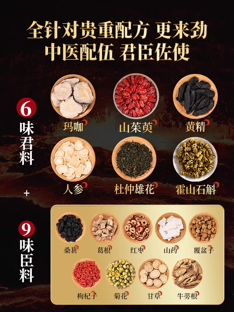 流传金方人参黄精杜仲雄花茶：男人的五宝茶，焕发活力的秘密武器！