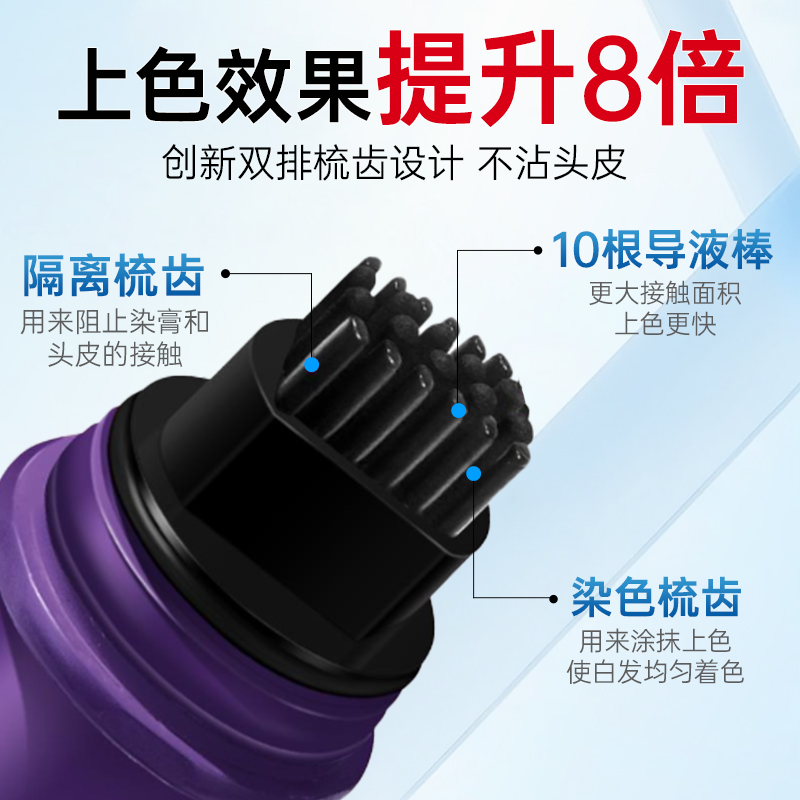 白发遮盖神器，染发笔轻松搞定，告别白发现象，留住青春色彩