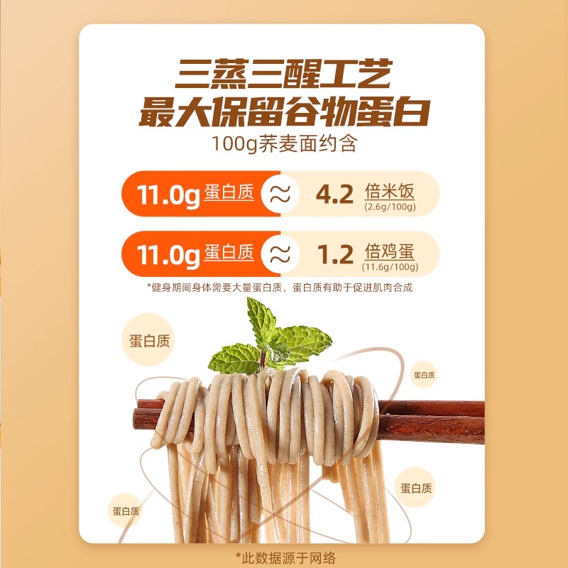 低脂黑麦荞麦面真香预警！吃出轻盈感的神仙面！#低脂控必看