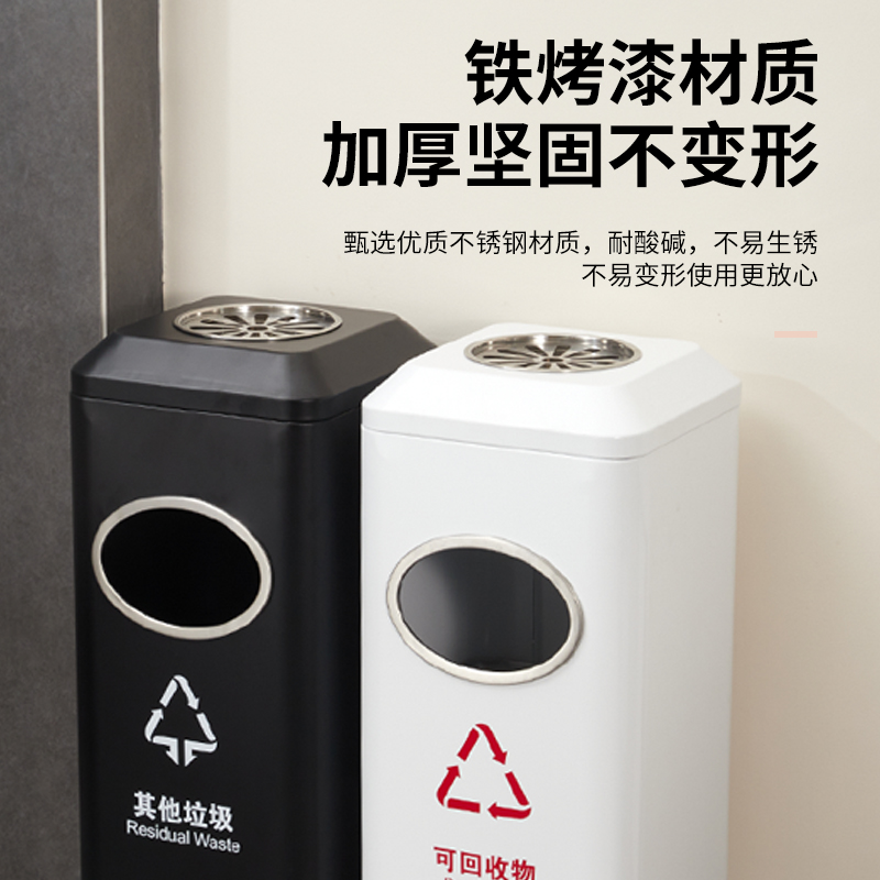 商用不锈钢烟灰桶：酒店过道、电梯口、商场必备神器！