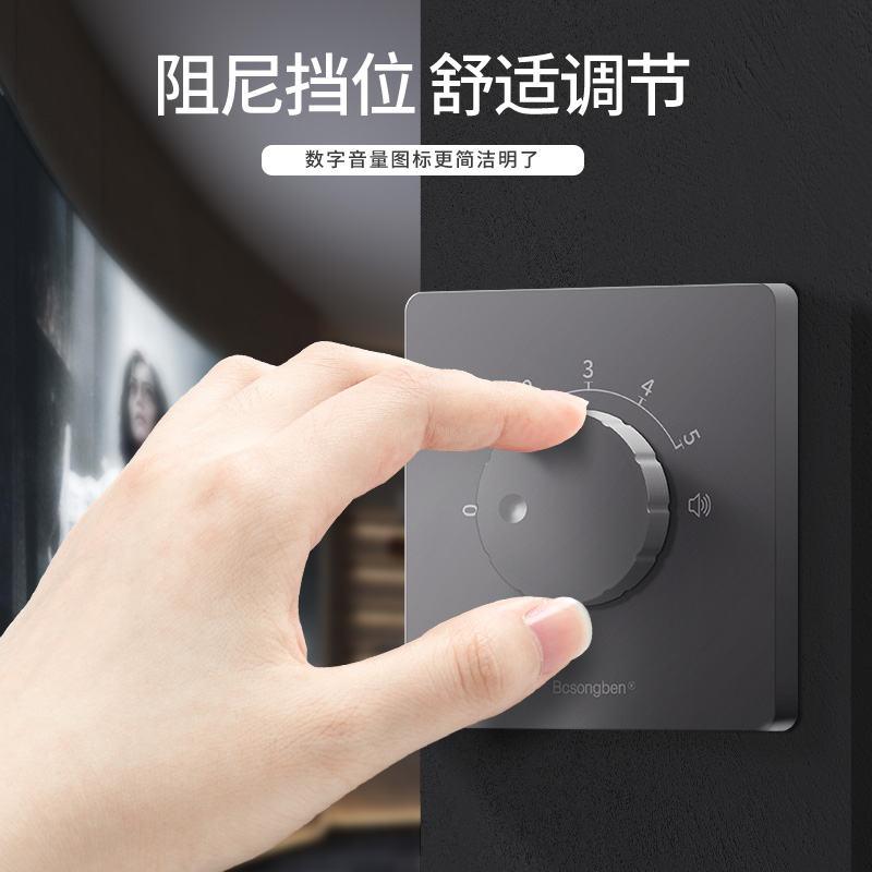 定阻调音开关背景音乐吸顶喇叭：家居音乐享受新升级！