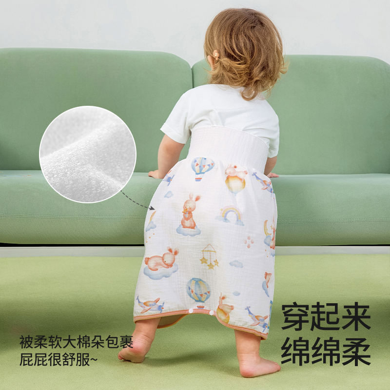 宝宝隔尿裙垫透气防水可洗训练神器，告别尿不湿，轻松夏日必备！