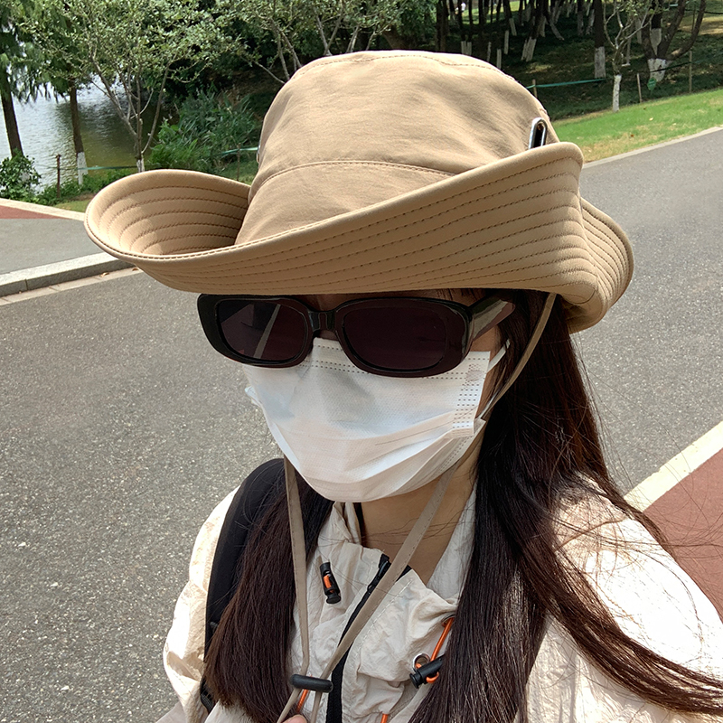日本西部牛仔登山帽渔夫帽沙漠防晒帽，户外探险必备神器！
