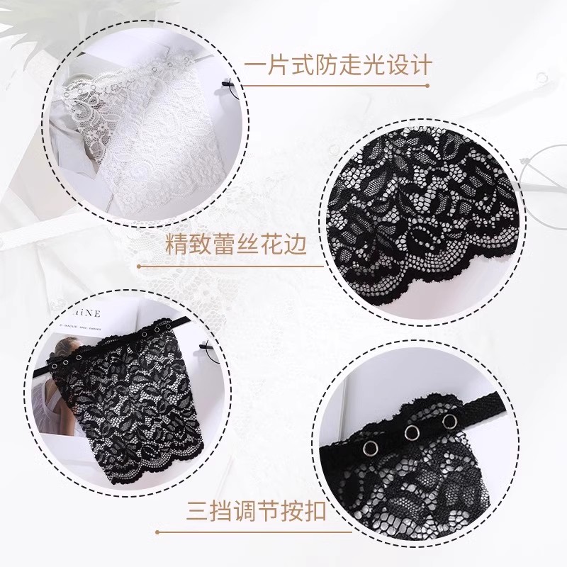 遮脖子疤痕神器：磁铁扣丝巾+蕾丝假领子，轻松告别颈纹烦恼！