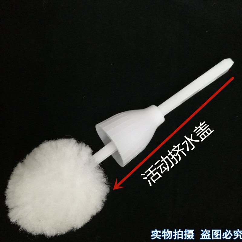多功能软毛挤水马桶刷：懒人福音，清洁神器！