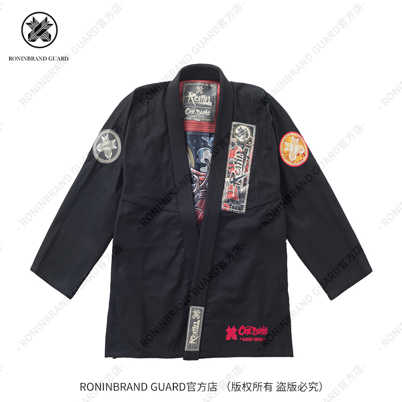 巴西柔术新手必入！Ronin鬼武士Oni Bushi BJJ Gi黑金配色太绝了！这波不买亏大了