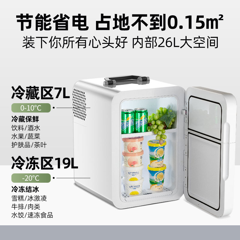 SAST迷你小冰箱：母乳储奶神器，宿舍美妆面膜mini化妆品车载20L的完美伴侣！