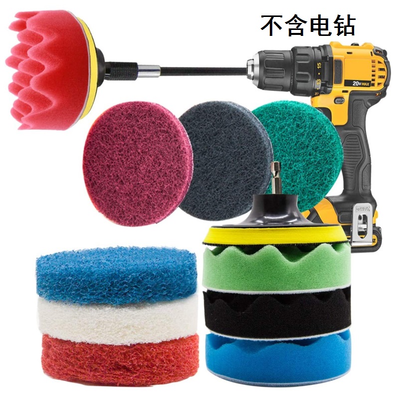 电动百洁布清洁刷：厨房浴室焕新神器，轻松告别污渍难题！